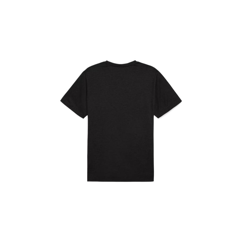 Puma Tad Essentials Футболка с логотипом кошки, удобная, мягкая, для тренировок, с круглым вырезом, с коротким рукавом, мужская, черная 525920-01