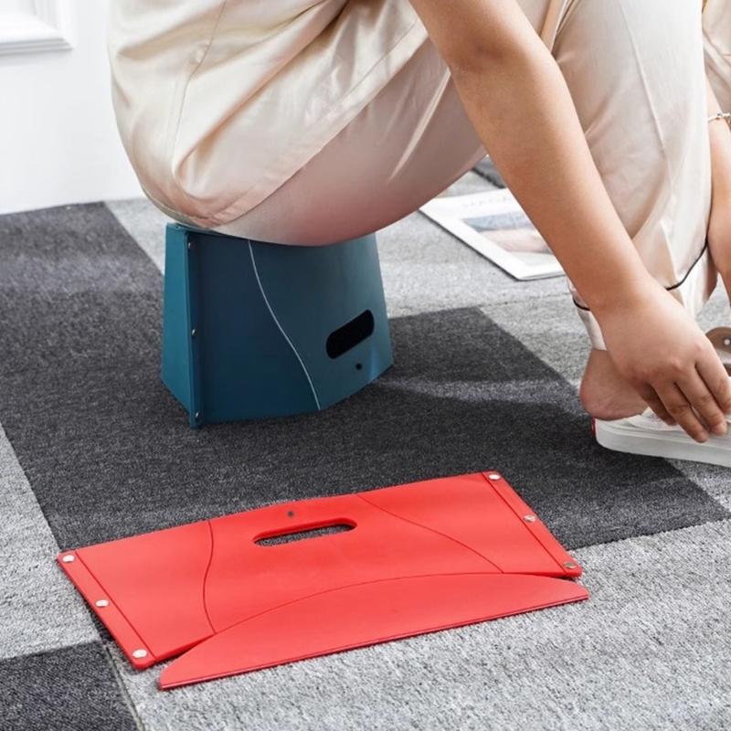 Пластиковый складной стул-карта, сиденья для кемпинга на открытом воздухе, сумка для хранения, портативная корзина для покупок для пеших прогулок, пикников, кемпинга