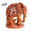 Office Table Ornaments Hollow Carved Mother Statue Resin Elephant and Baby Figurine Good Light Luxury Room Decor Luck Sculpture for Home Shelf