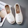 Women Flats Shoes Slip On Ladies Canvas Lazy Loafers Breathable Espadrilles Spring Autumn Footwear