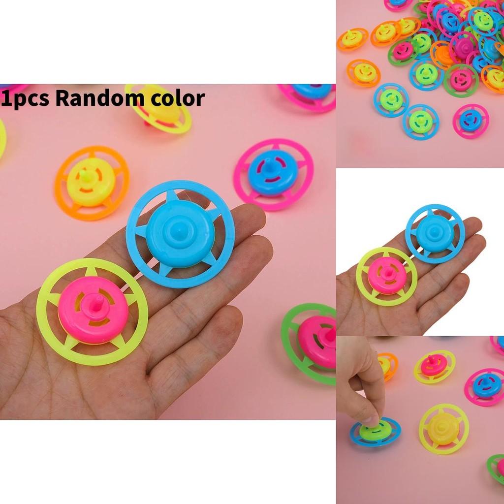 Plastic Spin Gyroscope Toy For Children With Colorful Candy Design And Traditional Play Use