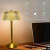 New LED Cordless Table Lamp USB Rechargeable Night Light Touch Dimming Desk Lamp Bedroom Decor Atmosphere Crystal Table Lamps
