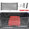 For Tesla Model Y Juniper 2025 2026 Car Rear Trunk Net Storage Bag Cargo Elasticity Organiser Interior Luggage Auto Accessories