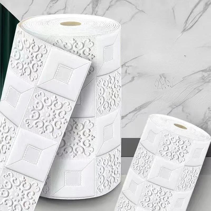 3D Наклейки на стену под кирпич DIY Декор Самоклеящиеся обои Для детской комнаты Спальни Кухни Домашний декор стен