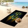 duhok sport club Printed Beach Towel Quick Dry Soft TowelPortable Large Rectangular Beach Blanket for Travel Swimming Pool