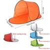 Silver Coated Small Folding Tent Instant Pop-up Mini Beach Headrest Sun Awning Sun Shelter  Camping