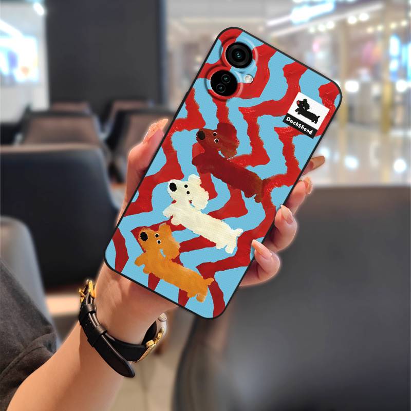 Silicone Cartoon Phone Case For Tecno Camon19/19Pro 4G Waterproof Graffiti Full Wrap Back Cover Phone Pouch Soft Case