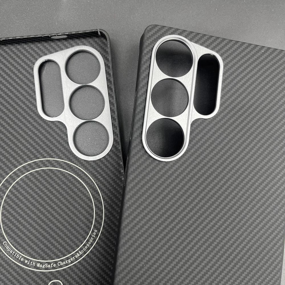 600D Carbon Fiber Case For Samsung Galaxy S25 Ultra 1500D Aramid Case for S25 Edge S25  Ultra-Thin Lightweight Protective Cover