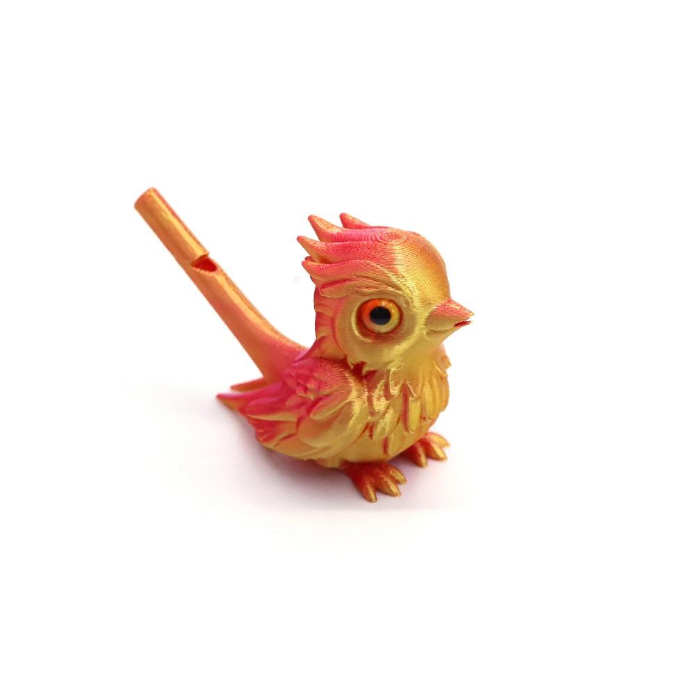 3D Bird Whistle Toy Kids Water Injection Sound Changing Musical Instrument Simulation Bird Call Ornament Decoration Accessories