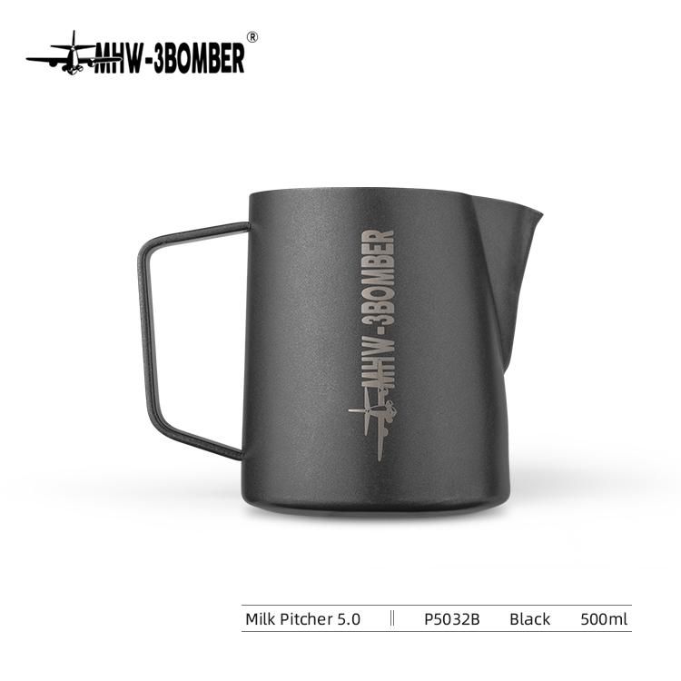 MHW-3BOMBER Кувшин для вспенивания молока из нержавеющей стали 500/600 мл Кувшин для вспенивания молока для капучино латте арт Аксессуары для домашнего бариста
