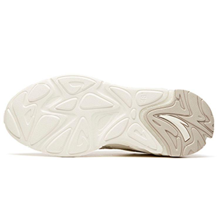 Anta Кроссовки мужские Pulse Non-Slip Wear-Resistant Low-Top Dad Shoes Ivory-White 912048851-4