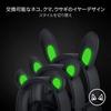 Проводная игровая гарнитура Razer Kraken Kitty V2 Pro Black со сменными кошачьими и кроличьими ушками, четырьмя зонами Razer Chroma RGB, съемным кардиоидным микрофоном Razer HyperClear