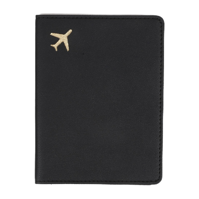 Набор ПУ обложек для паспорта Дорожный держатель для паспорта Чехол Держатель для билетов для бизнеса Простой узор самолета Портативная сумка для паспорта