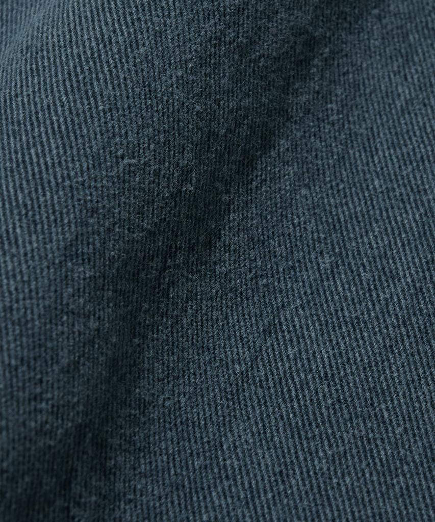 OTHERFITS Bio One-Pleat Wide Cotton Pants (Navy)