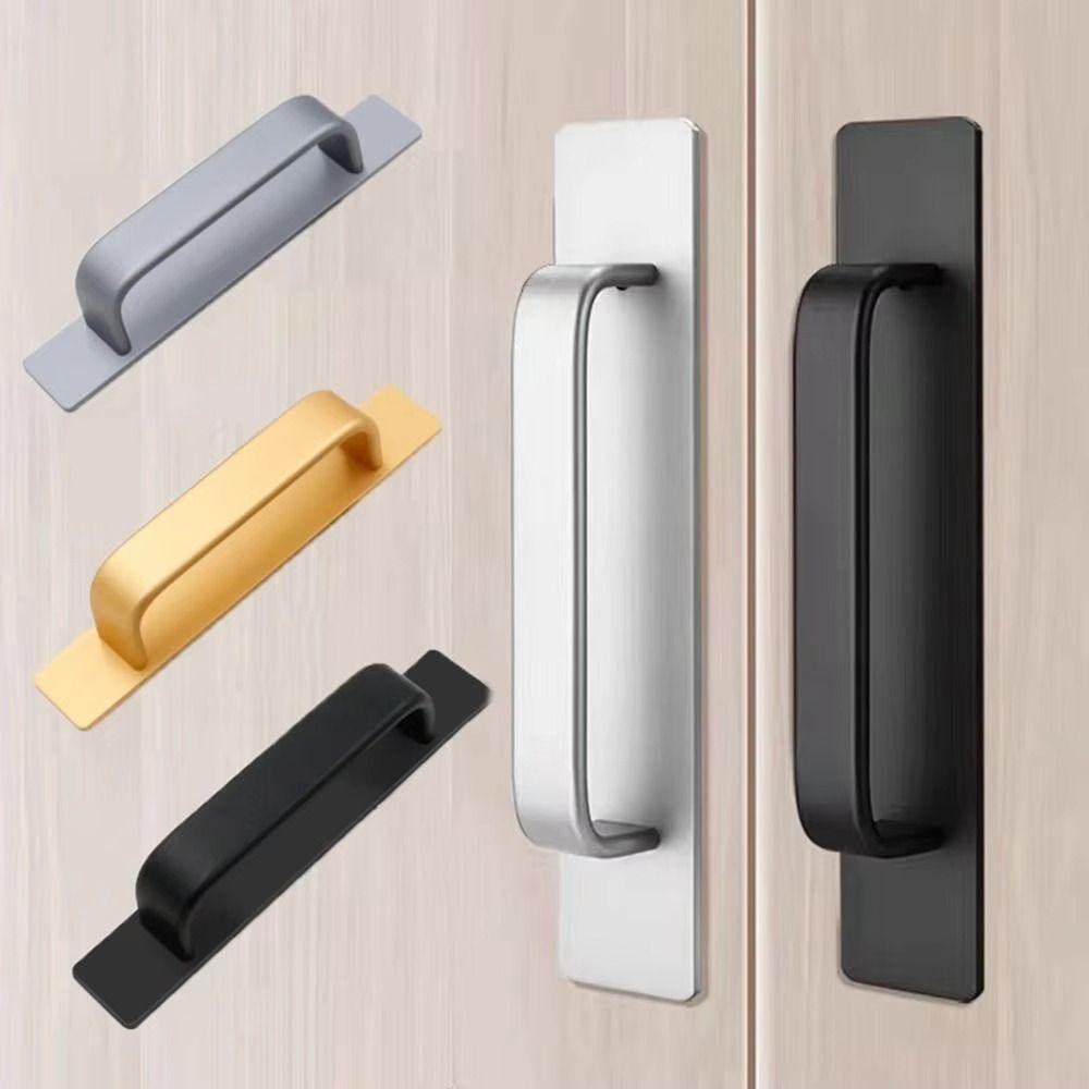 Aluminum Zinc Zinc Alloy Punch-free Door Handle Practical Window Handle Closet Knob Wooden Door