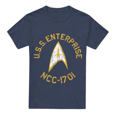 STAR TREK Унисекс футболка для взрослых в стиле колледжа