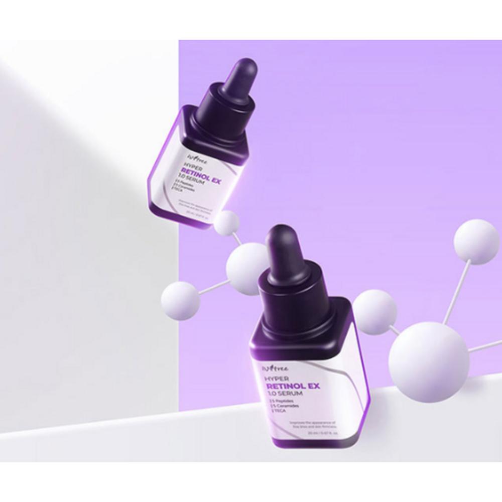 ISNTREE Сыворотка Hyper Retinol EX 1.0 20 мл - Упругость Лифтинг Обновление, Корейская
