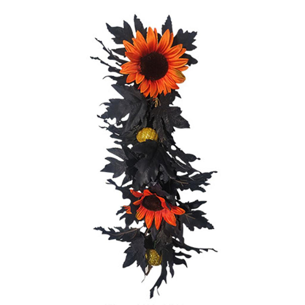 Artificial Lintel Decor Decorative Simulation Floral Swag Holiday Ambiance Ornament for Indoors Outdoors