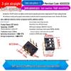 SMD DIP Switch, Flat Toggle, 2P 4-10 Positions, 2.54mm, Red/Blue/Black
