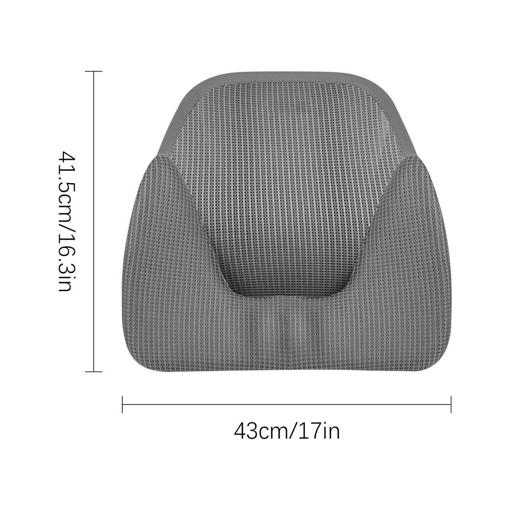 Lumbar Support Pillow For Car Memory Foam Breathable Cushion Back Cushion For Body Rest Long Sitting Driving Travel Car Airplane