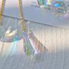 Crystal Wind Chime Creative Crystal Prisms Pendant Versatile Rainbow Maker Ornament for Wedding Decoration