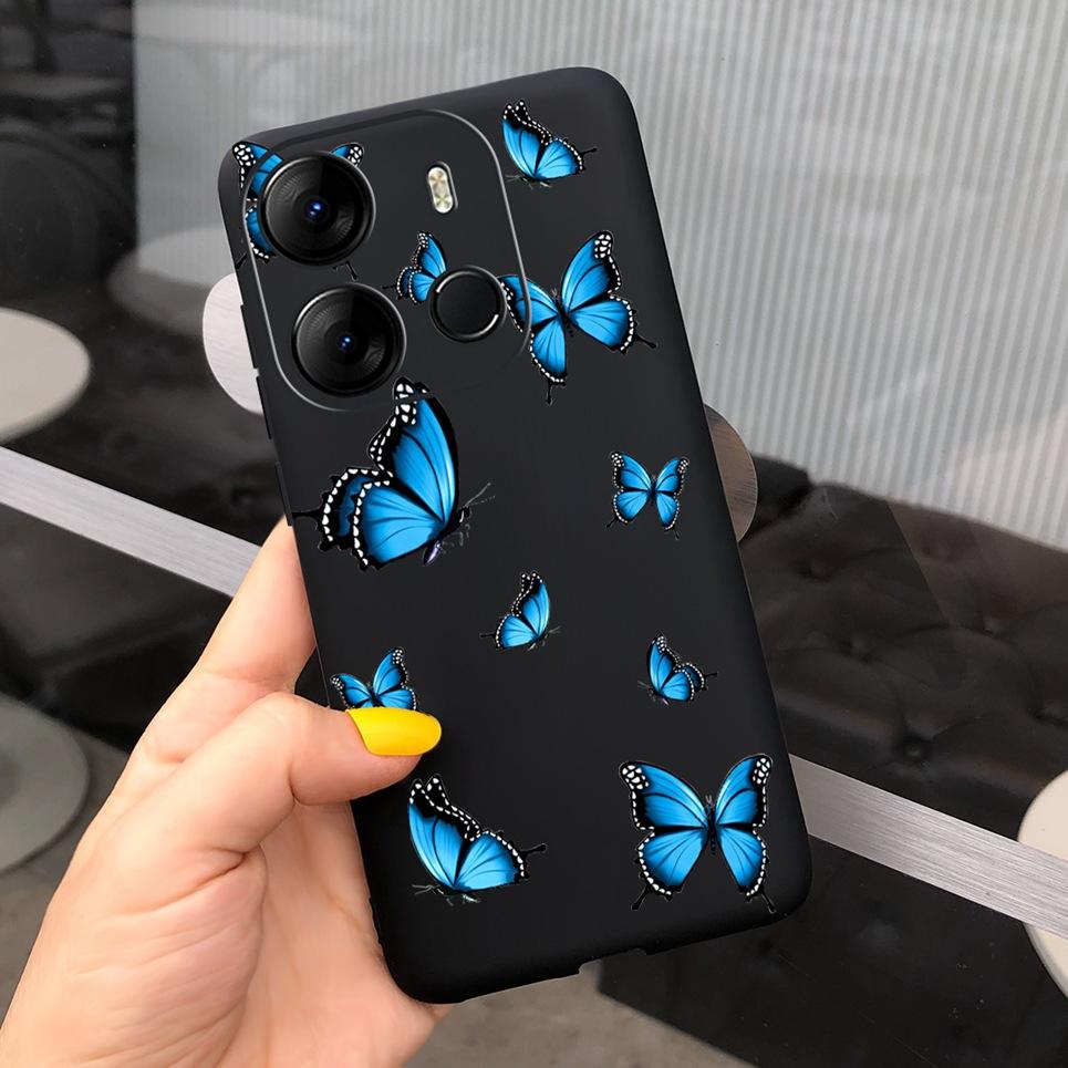 Чехол для телефона для Infinix Smart 7 Plus Чехол X6517 Бампер Цветочный Девичий Мягкий Силиконовый Чехол для Infinix Smart 7 X6517 Funda Smart 7+