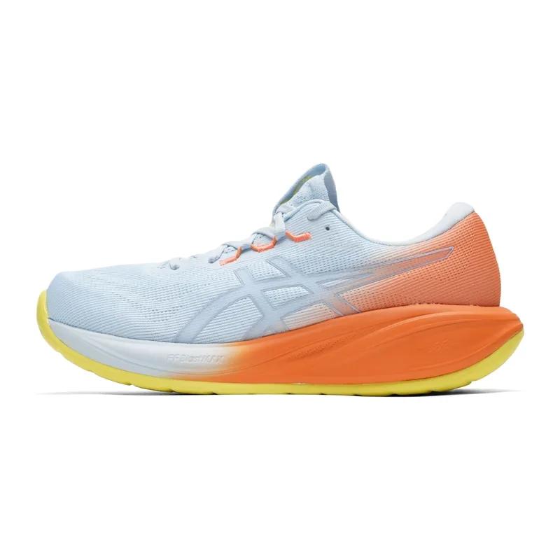 ASICS GEL CUMULUS 28 Breathable Running Shoes Men's Blue Orange Yellow (Unisex) Running Shoes 1011C223400