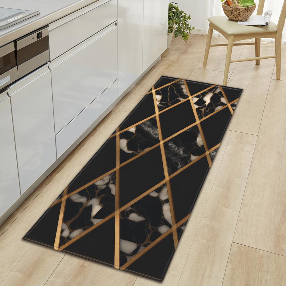 Коврик для кухни, нескользящий напольный коврик для спальни, коврик для входной двери, коридор, гостиная, пол, ковер для двери ванной комнаты