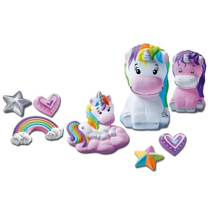 Be Creative Figurines Licornes, 10 objets à réaliser en plâtre, Décoration, Loisir créatif, Dès 7 ans, Ravensburger