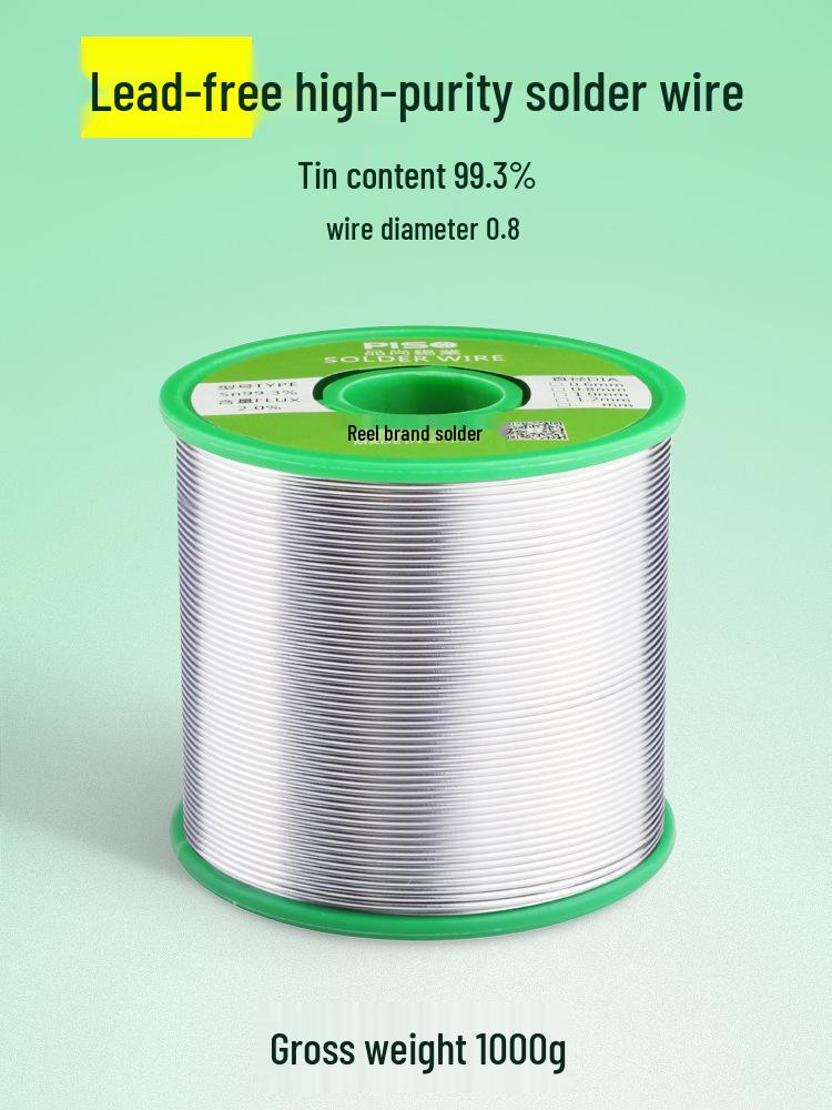 Высокочистая низкотемпературная припойная проволока с канифолью - Идеальна для бытового использования