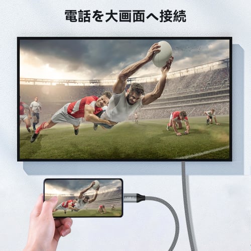 8K USB-C HDMI Cable 3M 8K@60Hz HDMI Cable Type C [Unidirectional Communication] Type C HDMI 2.1 Conversion 48Gbps Transfer Video Output Thunderbolt 3/