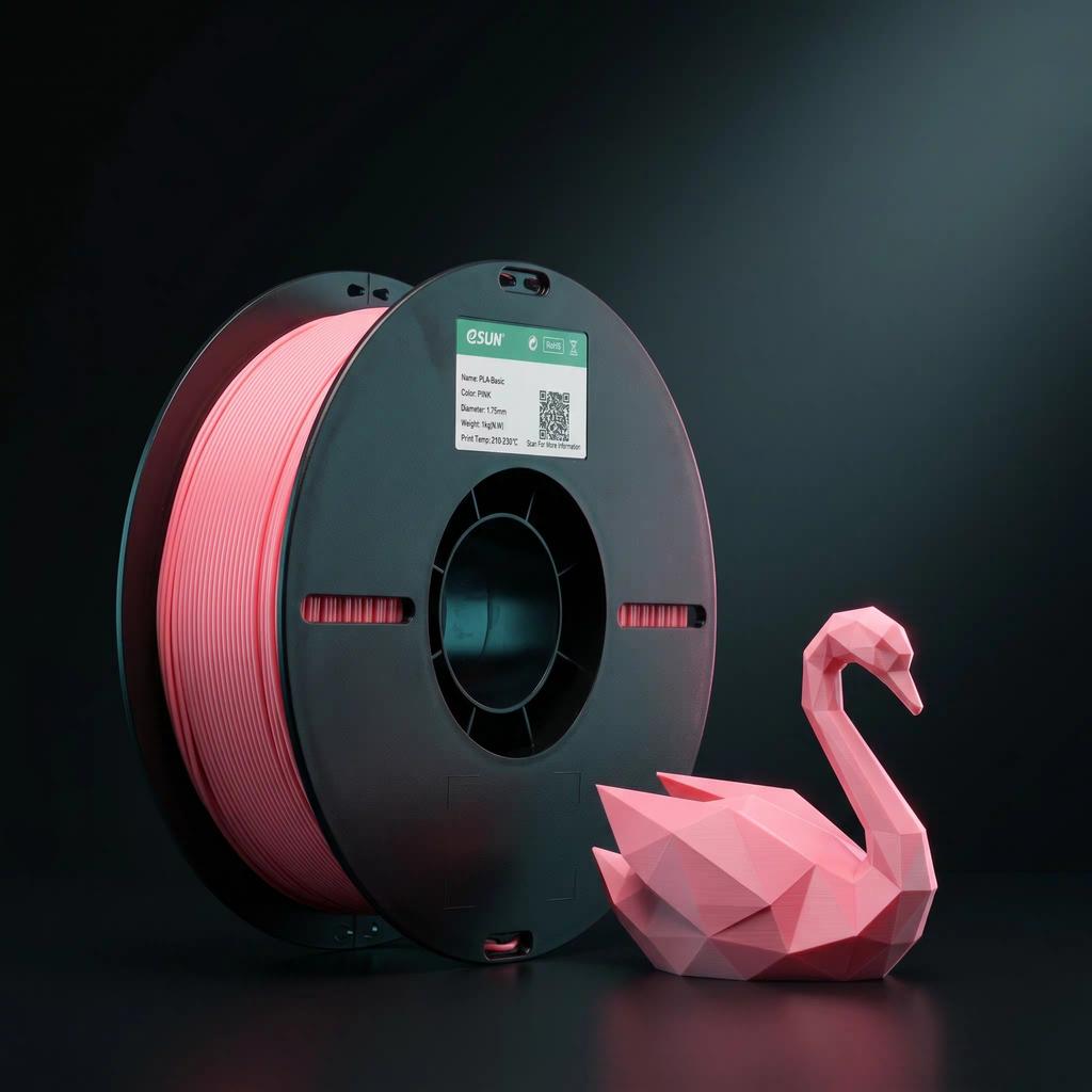 ESUN PLA 3D Printing Filament 1.75mm Light Grey FDM Plastic Rod 1KG 27 Colors Factory Quality Guarantee ROHS REACH