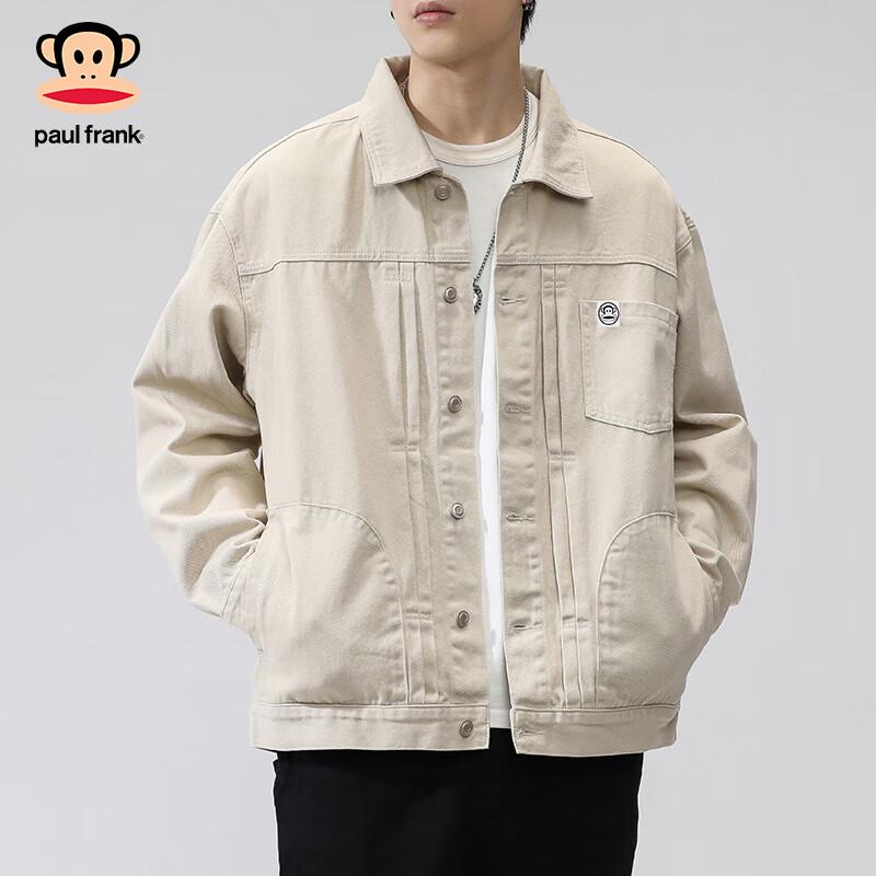 Paul Frank Men's Loose Fit Denim Workwear Jacket