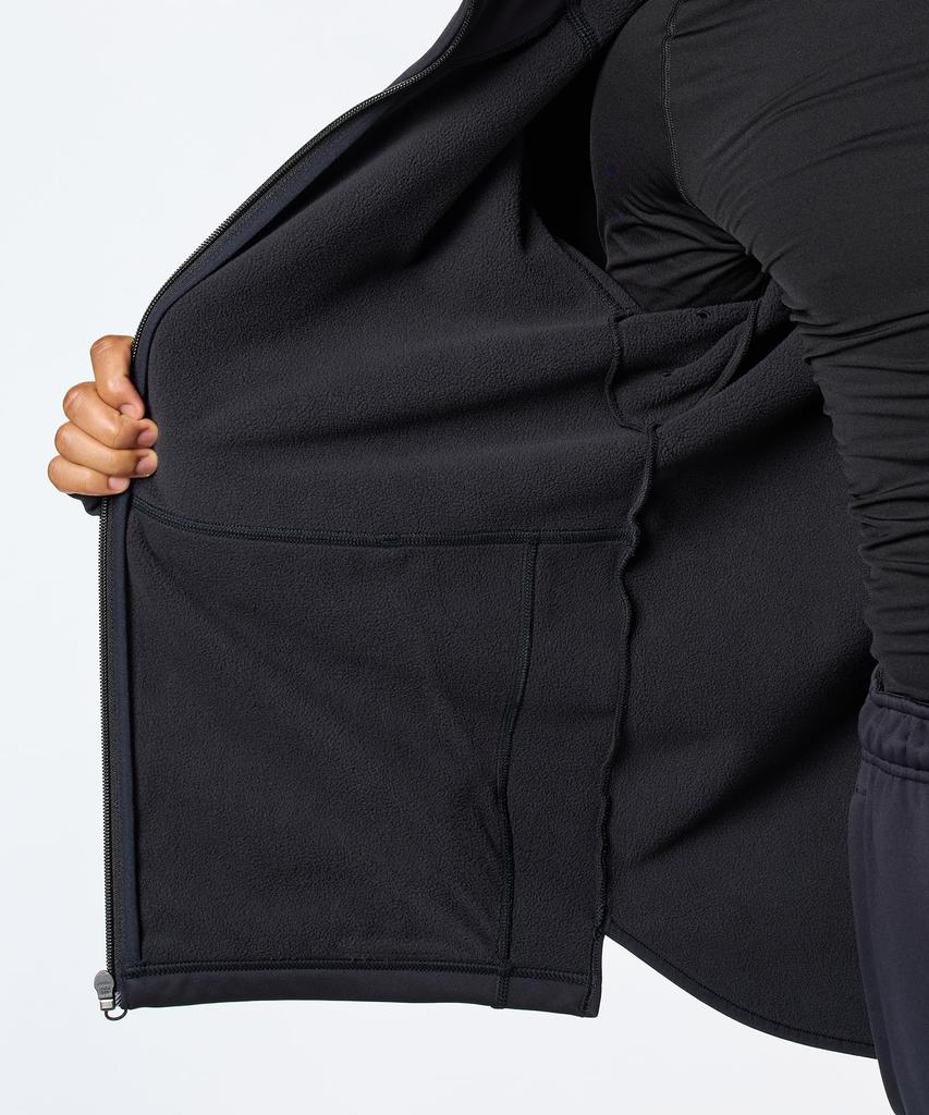 UA ЗИМНЯЯ ТРИКОТАЖНАЯ КУРТКА 3-Х СЛОЙНАЯ Черная MD [Under Armor] 3.0