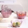 8pcs Transparent Cherry Blossom Sauce Dishes Japanese-style Fruit Salad Bowl Sauce Bowl  Dessert