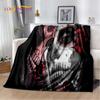 3D Gothic Horror Female Skull Dead Girl Soft Plush Blanket,Flannel Blanket Throw Blanket for Living Room Bedroom Bed Sofa Picnic