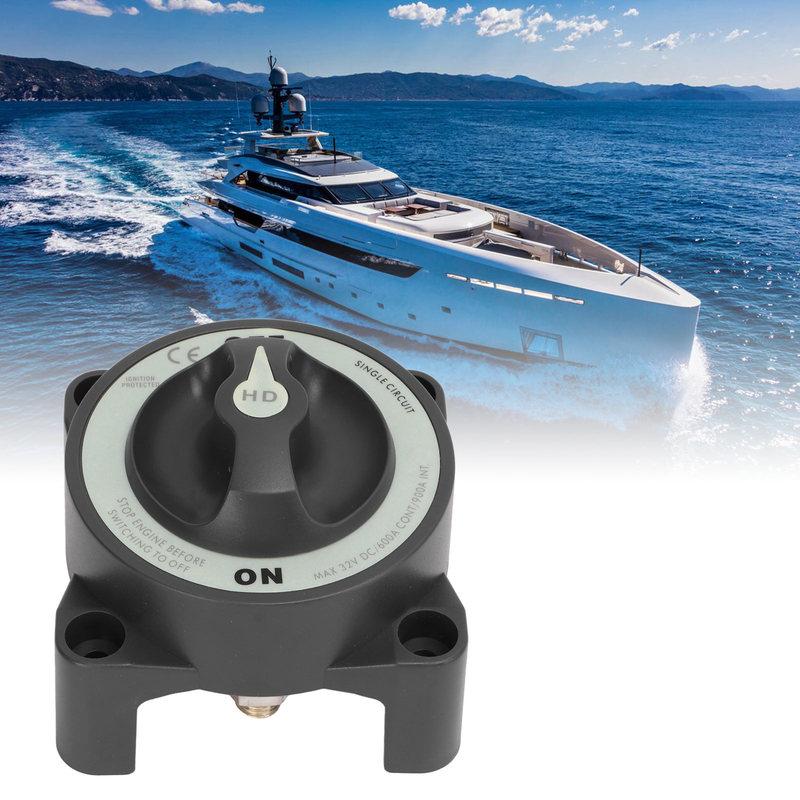 Battery Heavy Duty Battery Isolator ulating Shell IP66 Waterproof 3 Copper Studs for RV Marine Boat