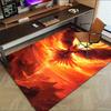 1pc Phoenix Rising Themed Rug for Home Decor, Non-slip Office Carpet, Chair mat, Outdoor Mat, Christmas and Halloween gifts-0731124