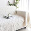 Minimalist Sofa Towel Cover, Non Slip Double Bed Sofa Blanket Cover, European Style Rural Fabric Sofa Cover, Thickened Blanket Cover