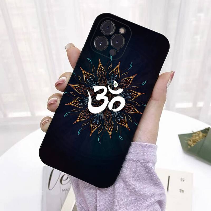 Чехол для телефона Aum Om Yoga для iPhone 8 7 6 6S Plus X SE 2020 XR XS 14 11 12 13 Mini Pro Max, мобильный чехол