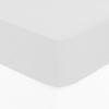 Drap-housse "Carina" En Coton Blanc 90x190cm - Atmosphera Createur D'interieur