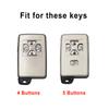Модный ТПУ Чехол для Пульта Ключа Бесключевого Доступа для Toyota Noah Voxy Alphard Vellfire Previa Estima Isis Чехол-Крышка для Ключа Автомобиля 4/5 Кнопок