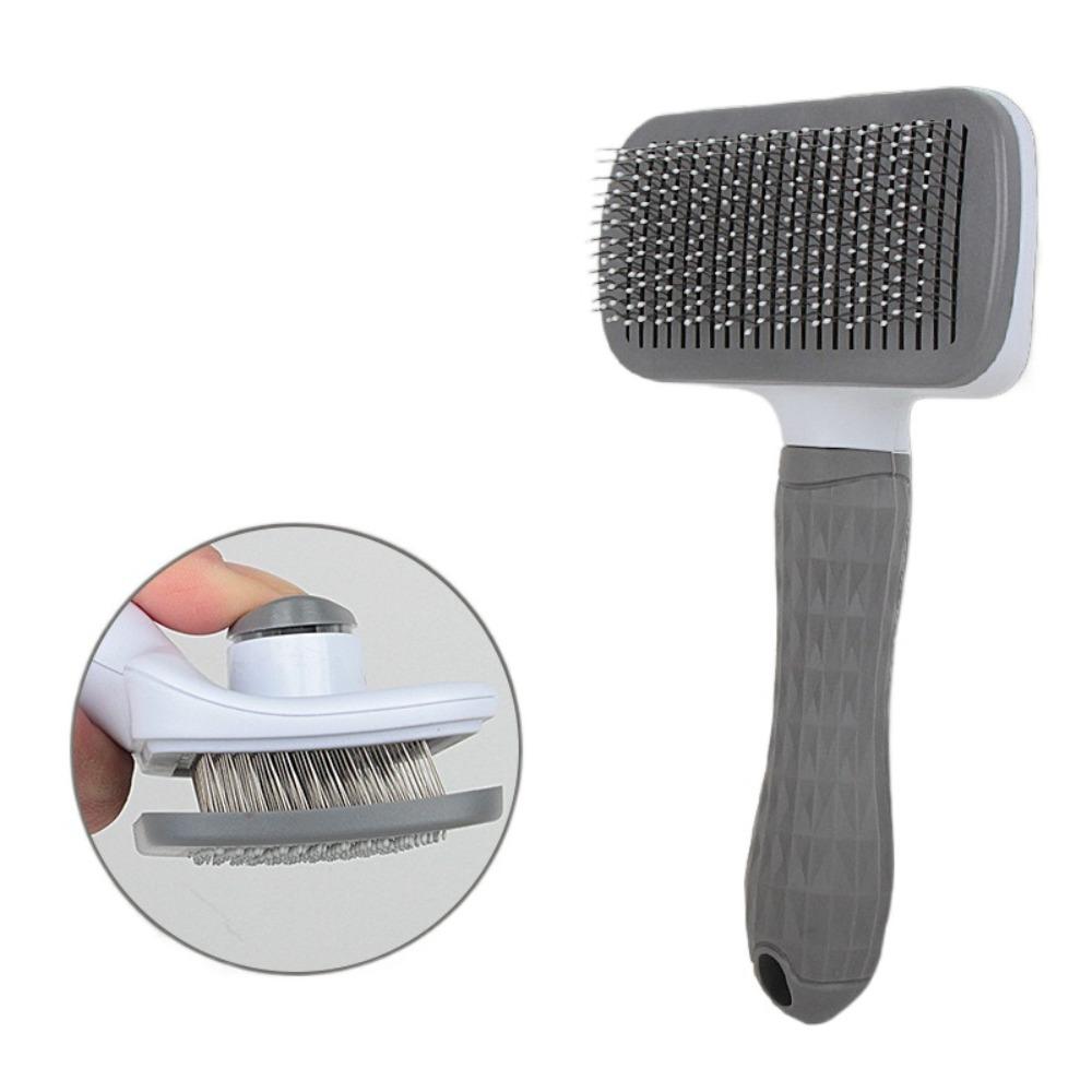 Самоочищающаяся щетка для питомцев Инструменты для груминга Удалитель шерсти питомцев Новая щетка для ухода за шерстью Вычесывающая щетка Кошка