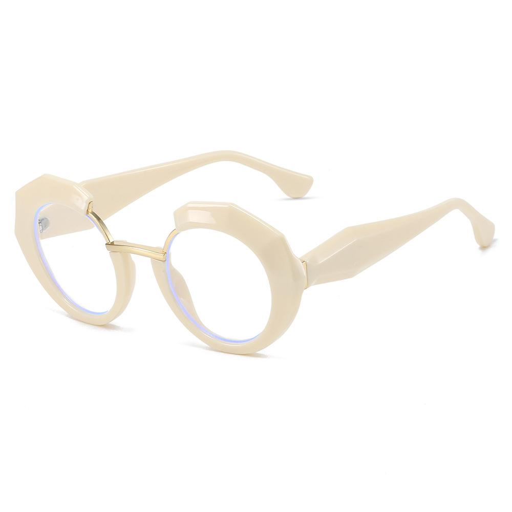 Женские очки для пресбиопии с толстой оправой Модные антибликовые и фильтрующие прозрачные очки Большие круглые очки для чтения