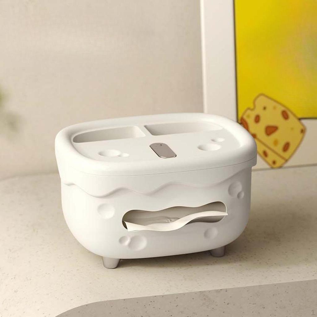 Multifunctional Tissue Dispenser with Organizer for Desk And Bedroom