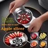 1pc Stainless Steel Slicer and Peeler Set for Apples, Oranges, and More - Easy-to-Use Kitchen Gadget, Fruit Slicing Tool