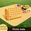 Коврик для пикника 200x200, водонепроницаемый, портативный, складной, спальный коврик, утолщенный, водонепроницаемый, коврик для пляжа, газона, коврики для кемпинга на открытом воздухе