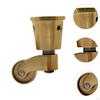 Колеса для мебели с поворотным роликом Heavy Duty Brass