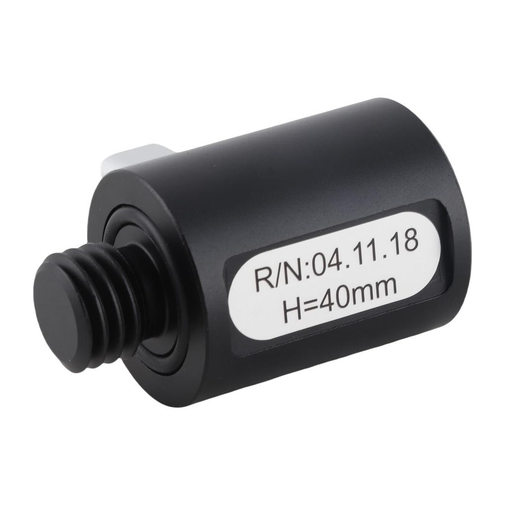 Surveying Pole Adapter 5 8inx11 Thread 40mm Length Aluminium Alloy GPS Quick Release Adapter
