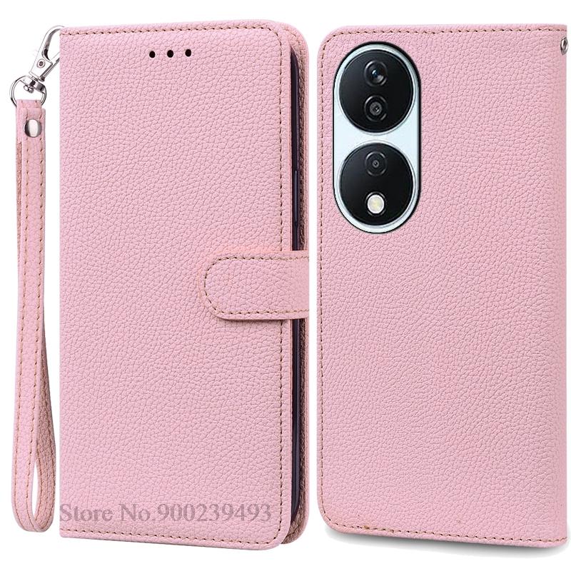 Чехол-кошелек для Honor 90 Smart Case, кожаный флип-чехол, чехол-книжка для Honor 90 Smart 5G, мягкий силиконовый чехол-книжка Fundas